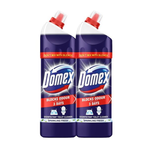 Domex Disinfectant Expert Toilet Cleaner, 1 ltr, Removes Tough Stains and Odour, Provides Long Lasting Freshness And Hygiene (Pack of 2) - Image 2