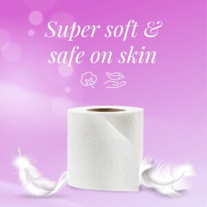 Origami Toilet Roll pack of 6, 140 Pulls each 3 ply (Total 6 Rolls, 840 Sheets) - Image 3