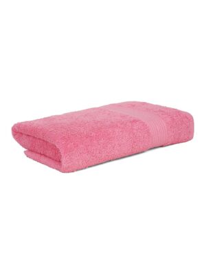 Amazon Brand - Solimo - Cotton Bath Towel | 500 GSM | Fade Resistant | Pink - Image 3