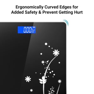 ANT Flora Bud Digital Weighing Scale, Highly Accurate Digital Bathroom Body Scale, Precisely Measures Weight up to 180Kg LCD - Image 3
