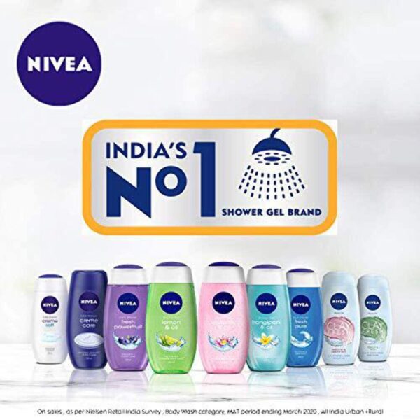 NIVEA Fresh Power Fruit 250ml Body Wash| Shower Gel with Real Fruit Extracts| Pure Glycerin for Instant Soft & Summer Fresh Skin|Microplastic Free |Clean, Healthy & Moisturized Skin - Image 9