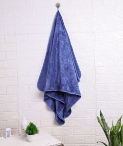 Fezora® Microfiber Bath Towels | (70x140) Extra Soft Plush & Quick Dry High Absorbency with Large Size Towels for Bathing (Pack of 2, Color as per Availability) - Image 5