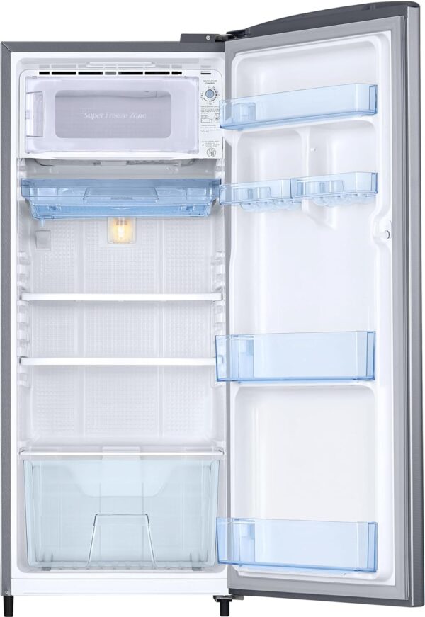 Samsung 183 Litres Stylish Grande Design Single Door Refrigerator (Grey, RR20C11C2GS) - Image 5