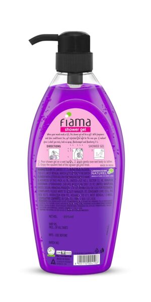 Fiama Body Wash Shower Gel Blackcurrant & Bearberry, 895 ml Family Pack, Body Wash for Women & Men with Skin Conditioners for Radiant Glow, Suitable for All Skin Types - Image 8