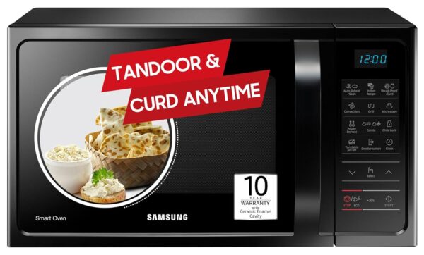 Samsung 28L, Convection Microwave Oven with Curd Making(MC28A5013AK/TL, Black, 10 Yr warranty) - Image 2