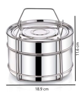 Expresso Stainless Steel Cooker Separator Set for Prestige Outer Lid Cooker (5 Ltrs) - Image 4