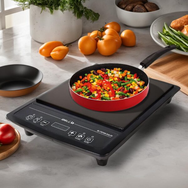 iBELL CROWN SLIM50 Induction Cooktop, 2000W, Auto Shut-Off, Overheat Protection (Black) - Image 7