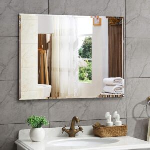 Creative Arts n Frames 5mm Long Big Size Beveled Smooth Edges Rectangular Wall Mount Mirror (24x36 inch) - Image 2