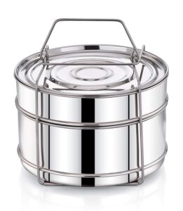 Expresso Stainless Steel Cooker Separator Set for Prestige Outer Lid Cooker (5 Ltrs) - Image 2