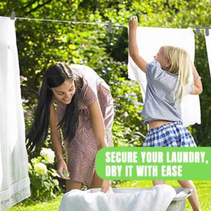 Zureni Heavy Duty Clothes Pins Multipurpose Tight Grip Laundry Clips with Springs Air-Drying Clothing Pin Set for Balcony & Outdoor Use- (Pack of 12, Random Color) - Image 7