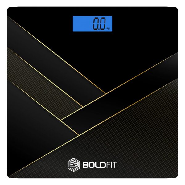 Boldfit Weight Machine for Body Weight Weighing Machine Digital Bathroom Scale for Human Body Weight Measurement Extra Thick Weighing Scale for Home with Large LCD Display 36Months Warranty-BlackGold - Image 2