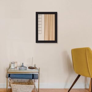 Creative Arts n Frames Small Size Rectangle Mirror for Cosmetic Shaving Make Up Bathroom and Indoor Use (Black 9x13inch) - Image 5