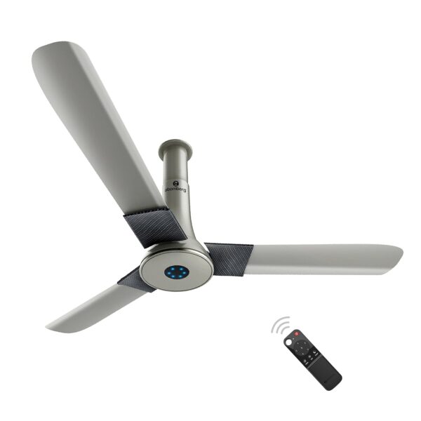 atomberg Studio+ 1200mm BLDC Ceiling Fan with Remote Control | BEE 5 star Rated Energy Efficient Ceiling Fan | High Air Delivery with LED Indicators | 2+1 Year Warranty (Sand Grey) - Image 2