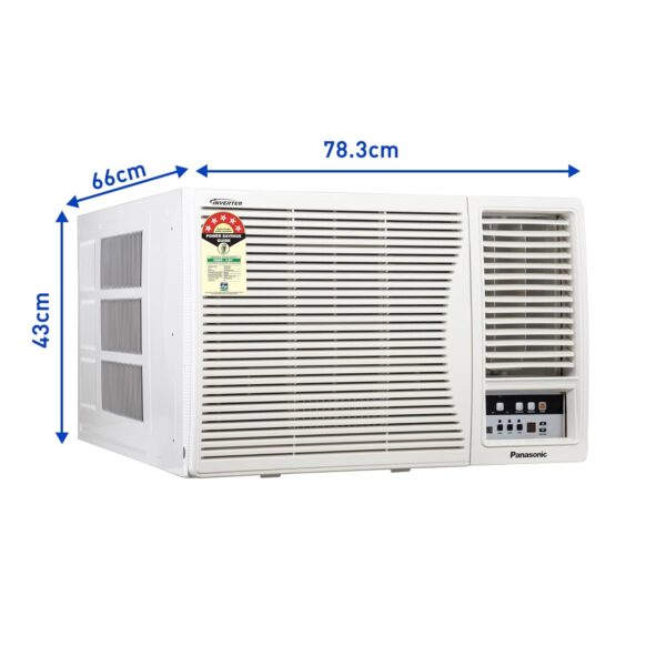 Panasonic 1.5 Ton 5 Star Inverter Window AC (Copper Condenser, PM 0.1 Filter, Eco Mode, Powerful Mode, CW-XN185AG, White) - Image 3