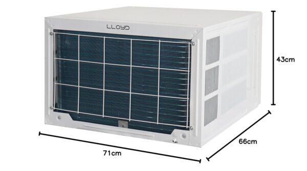 Lloyd 1.5 Ton 5 Star Inverter Window AC (Copper, Clean Air Filter, 2023 Model, GLW18I5FWCEV, White) - Image 8