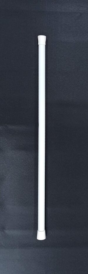 FAPBADRI Metal Expandable/Adjustable Shower Curtain Tension Rod 4 Feet To 7 Feet - Colour: White - Image 9