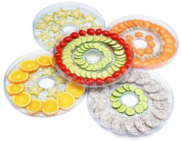 SKOFRI Food Dehydrator with 5 Trays for Fruit Vegetable Food Jerky Spice,Meat Drying Machine, Snacks Food Dryer,Multiple Use, Multi function Kitchen Dehydrator Machine(28 x 28 x 32 cm) - Image 7