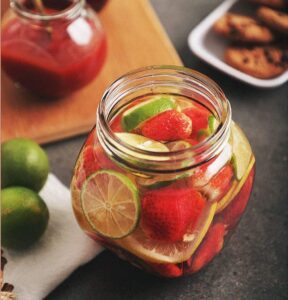 Kavach Enterprise Glass Small Containers Set of 4 Masala and Spices Storage Jars for Kitchen Airtight Dry Fruits Container Round Shape - Image 5