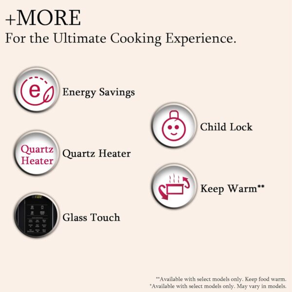 LG 28 L Convection Microwave Combination OvenOven (MC2846BV, Black, Auto Cook, Defrost, Indian Cuisine, Tandoor Se, Child Lock, Steam Cook & Stainless Steel Cavity) - Image 11