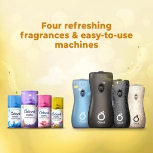 DABUR Odonil Exotic Automatic Spray - 225Ml | Gold Jasmine | 2X Long Lasting | Fits all Machines | 2200 Sprays Guaranteed | Lasts Upto 60 Days | Suitable for Washroom, Gym area, Living Room & Office - Image 5