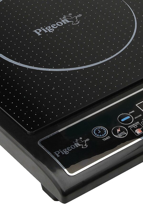 Pigeon by Stovekraft Copper Coil Rapido Cute Induction Cooktop (Black) - Image 3