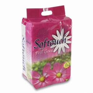 Softouch 2 Ply Toilet Paper Tissue Roll Family Pack 6-in-1 (230 Sheets Per roll) - Image 3