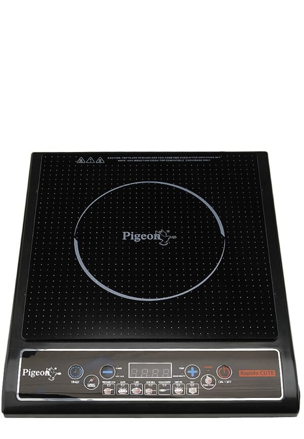 Pigeon by Stovekraft Copper Coil Rapido Cute Induction Cooktop (Black) - Image 5