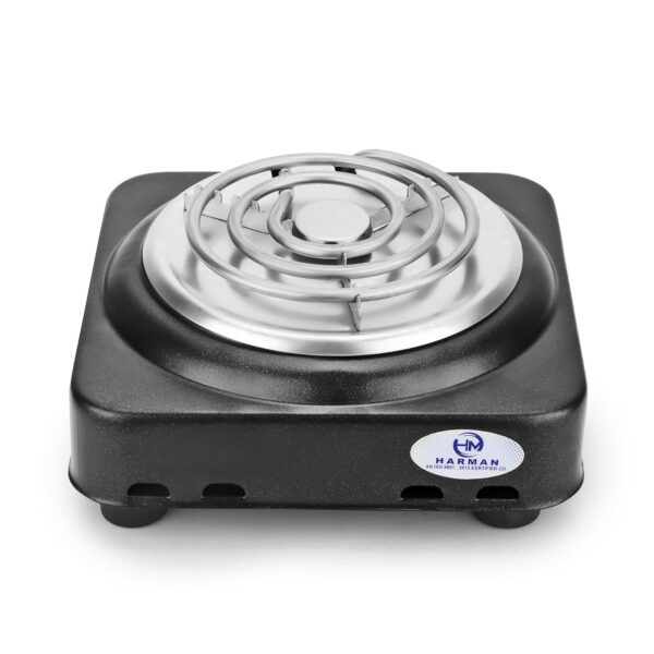 HM Hot Plate Radiant Cooktop Powder Coated Manual Electric Hot Plate Induction Cooktop Stove With 1 Burner | (Mini 1500 Watts)black - Image 2