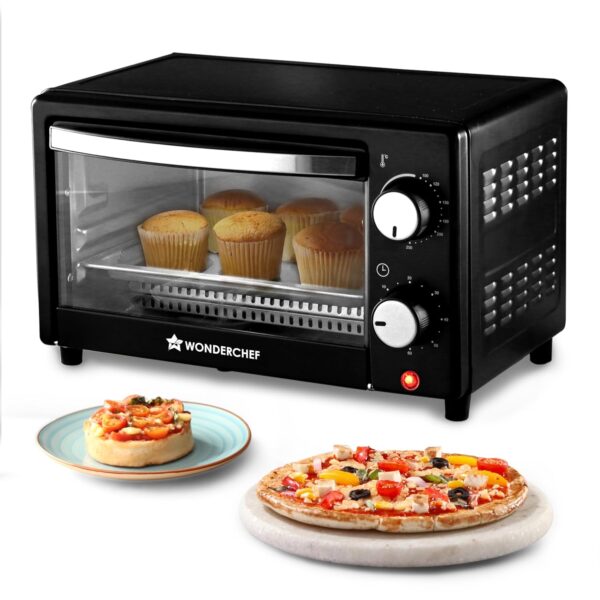 Wonderchef Oven Toaster Griller (OTG) 10 L | Bake, Grill, Roast | Auto-Shut Off | Heat-Resistant Tempered Glass | Customised Time & Temperature Control | Easy to Clean | 2 Year Warranty - Image 2