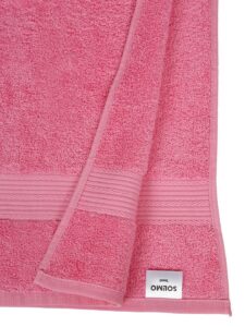 Amazon Brand - Solimo - Cotton Bath Towel | 500 GSM | Fade Resistant | Pink - Image 5