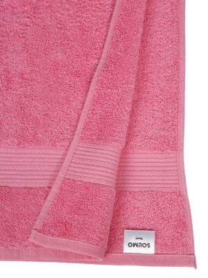 Amazon Brand - Solimo - Cotton Bath Towel | 500 GSM | Fade Resistant | Pink - Image 5