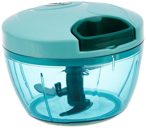 Amazon Brand - Solimo Plastic Compact Vegetable Chopper (350 ml, Green) - Image 2