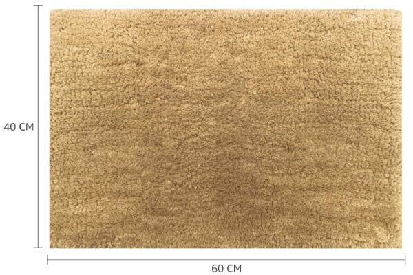 Amazon Brand - Solimo Premium Anti-Slip Microfibre Bathmat - 60cm x 40cm, Light Taupe - Image 3