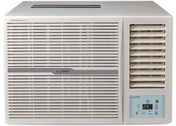 Lloyd 1.0 Ton 2 Star Fixed Speed Window AC (Copper, White with Silver Deco Strip, GLW12C2YWSEW) - Image 2