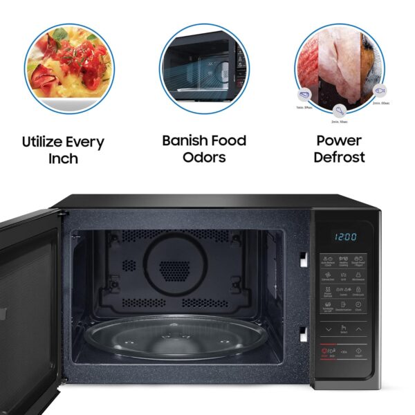 Samsung 28L, Convection Microwave Oven with Curd Making(MC28A5013AK/TL, Black, 10 Yr warranty) - Image 4