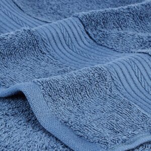 Amazon Brand - Solimo - Cotton Bath Towel | 500 GSM | Fade Resistant | Dark Blue - Image 8