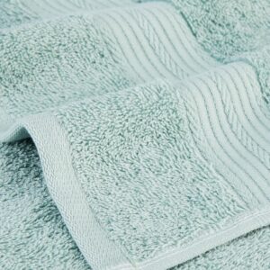 Amazon Brand - Solimo - Cotton Bath Towel | 500 GSM | Fade Resistant | Aqua Green - Image 8