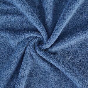 Amazon Brand - Solimo - Cotton Bath Towel | 500 GSM | Fade Resistant | Dark Blue - Image 7