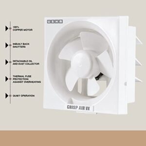 USHA Crisp Air VX Exhaust Fan | 200 - Image 4