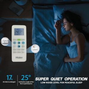 Haier 1.5 Ton 5 Star Twin Inverter Side Flow Window AC (Copper, Turbo Mode, Anti Bacterial Filter, Cools at 54°C Temp, Long Air Throw - HWU18I-AOW5BN-INV,White) - Image 6