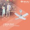 Bajaj Maxima 600 MM Ceiling Fan 【White】 - Image 4