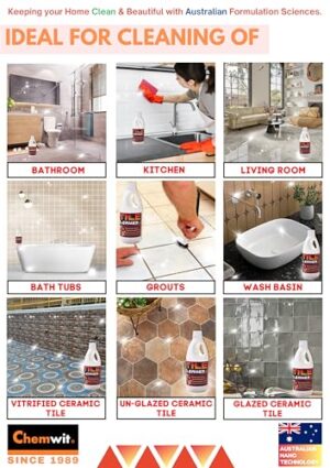 Chemwit Tile Cleaner Liquid Strong ... - Image 5