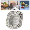 UJEAVETTE Drain Colander Kitchen Gadgets... - Image 3