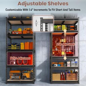 JD FRESH 6 Shelf Iron Rack for Storage/Adjust... - Image 6