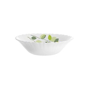 Larah by Borosil Green Leaves Silk Series Opa... - Image 10