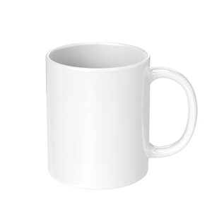 NH10 DESIGNS White Plain Ceramic Coffee Mug (... - Image 2