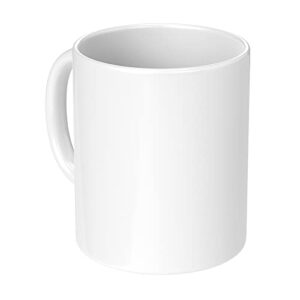 NH10 DESIGNS White Plain Ceramic Coffee Mug (... - Image 3