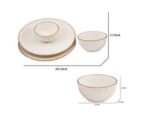 Yourowndcor Stoneware Ceramic Solid Dinner Se... - Image 10
