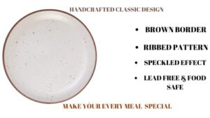 Yourowndcor Stoneware Ceramic Solid Dinner Se... - Image 5