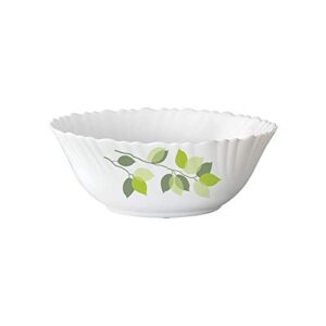 Larah by Borosil Green Leaves Silk Series Opa... - Image 12